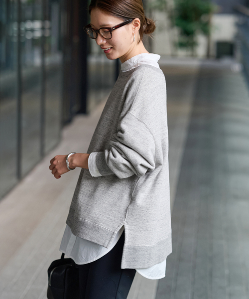 FRAMeWORK（フレームワーク）の「ボートネックワイドスウェット