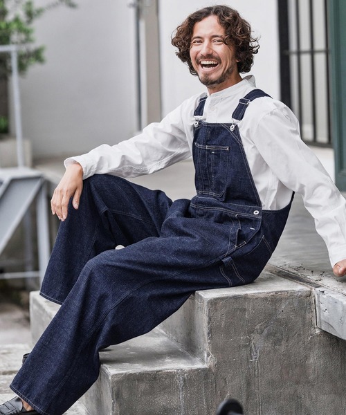 mp13880-【Johnbull別注】Classis Overall デニムオーバーオール