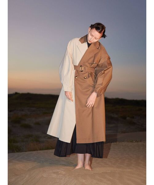 UN3D.（アンスリード）の「ステッチトレンチコート（トレンチコート