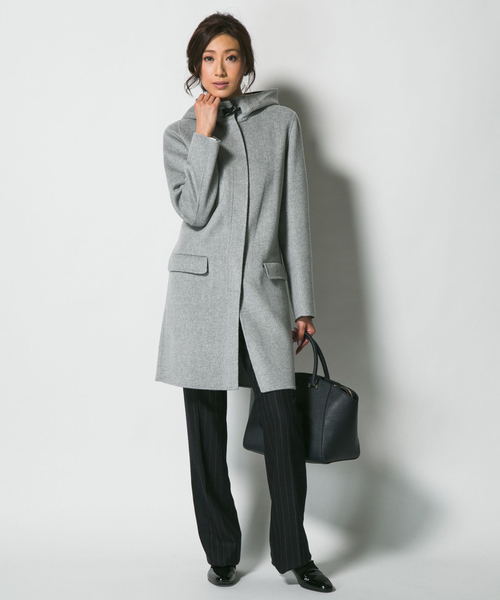 JOSEPH（ジョセフ）の「DOUBLE CASHMERE GARANCE フードコート（その他