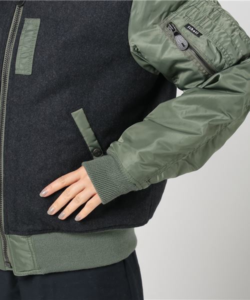 schott（ショット）の「Schott 【MA-1GRIZZLY】リバーシブルMA-1