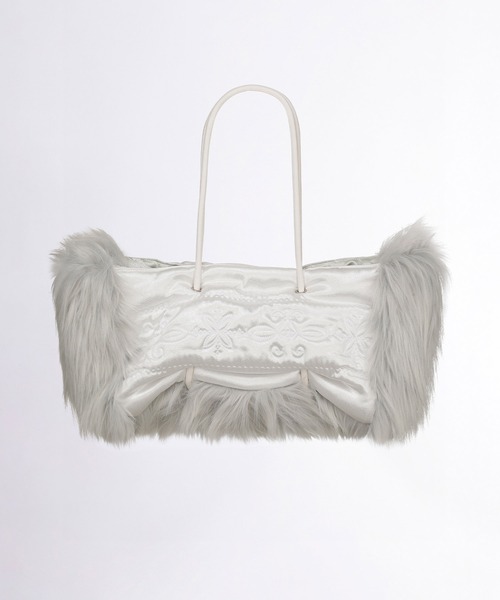 SCULPTOR（スカルプター）の「Fluffy Slouchy Satin Bag/フラフィー