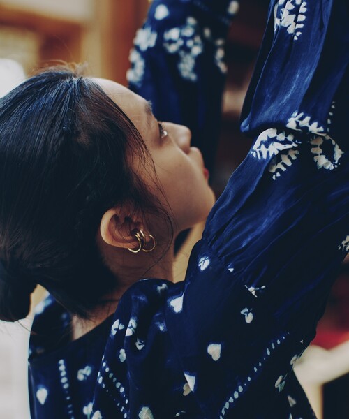 Freada（フリーダ）の「Freada/フリーダ シボリ プリント ティアード