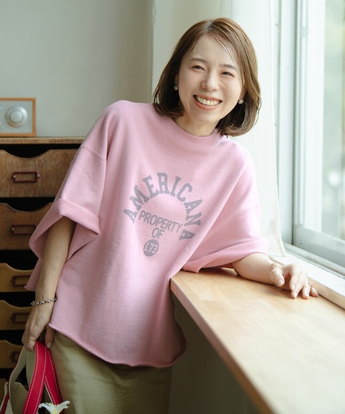 Americana/アメリカーナ] 別注 カレッジプリント カットオフ