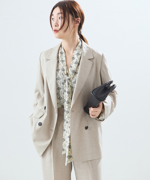 アイアスダブルブレステッドジャケット（テーラードジャケット