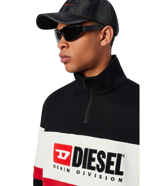 DIESEL（ディーゼル）の「メンズ スウェット ハーフジップ（スウェット