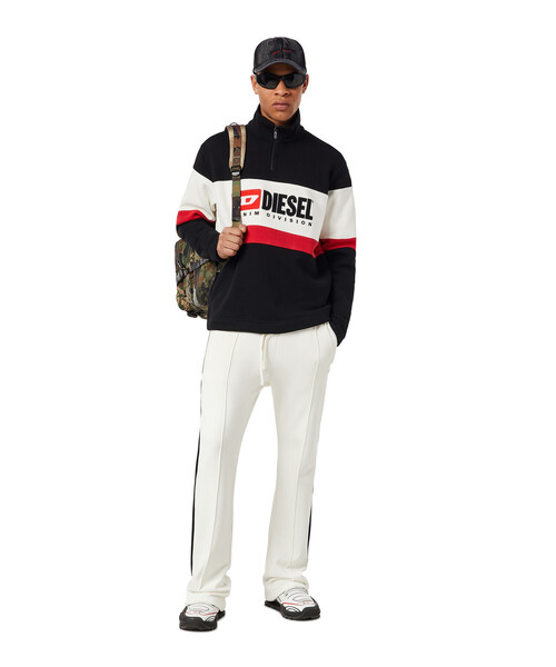 DIESEL（ディーゼル）の「メンズ スウェット ハーフジップ（スウェット