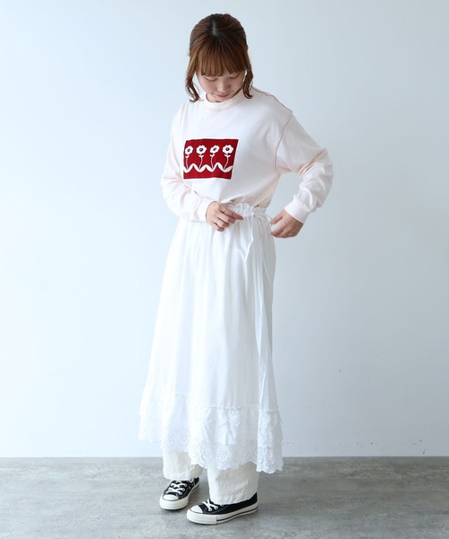 △3ren lace 2wayギャザースカート（スカート）｜bulle de savon