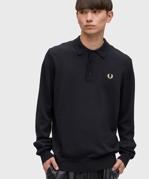 FRED PERRY（フレッドペリー）の「Classic Knitted Long Sleeve Shirt