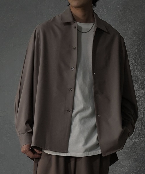 MinoriTY】落ち感ビッグドルマンシャツ オーバーサイズシャツ メンズ