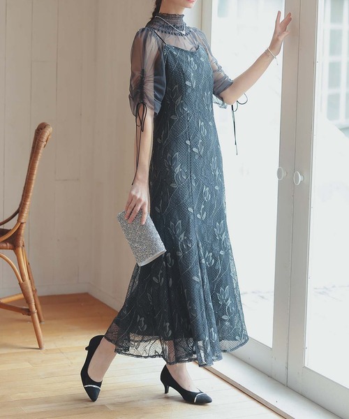 ブラウスセットフラワーレースドレス（ドレス）｜Dorry Doll（ドリー