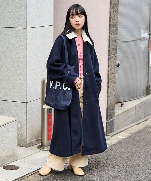 FREAK'S STORE（フリークスストア）の「メルトンライクウーリー 襟ボア