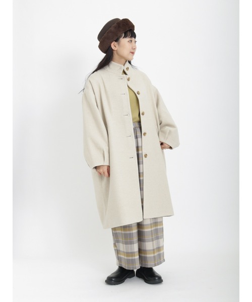Samansa Mos2（サマンサ モスモス）の「カポック混中空糸ロングコート