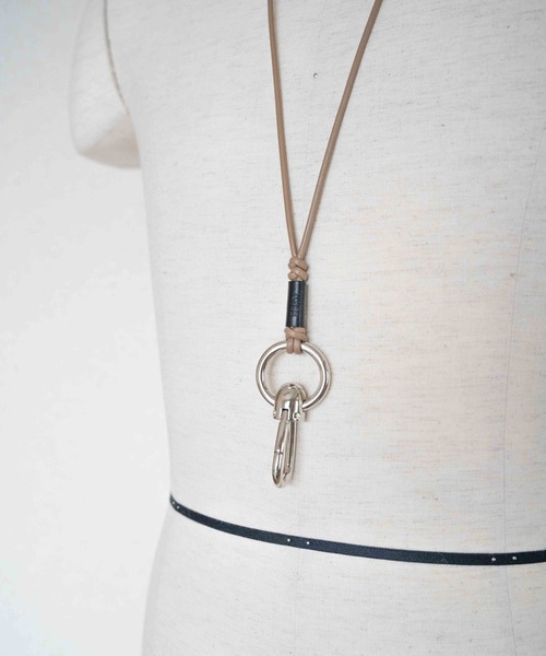 SENTI センティ / HOOK CARABINER LEATHER STRAP フックカラビナレザー