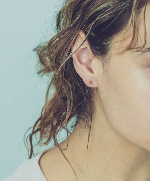 ete（エテ）の「○K10YG プルーフ ピアス（ピアス（片耳用））」 - WEAR