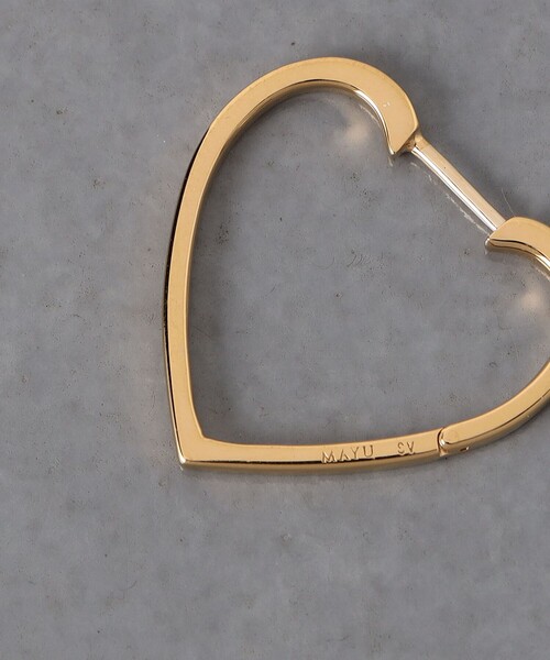 MAYU＞ハートフープ 片耳ピアス（ピアス（片耳用））｜MAYU（マユ）の