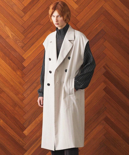 SHAREEF 2015 シャリーフ W-FACE CHESTER COAT セールW FACE MELTON