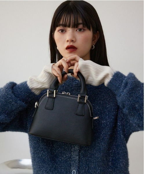 AZUL by moussy（アズールバイマウジー）の「ダブルジッパーミニバッグ