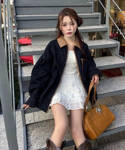 セール】【WEB限定】セットアップ対応/オーバーサイズパイピング