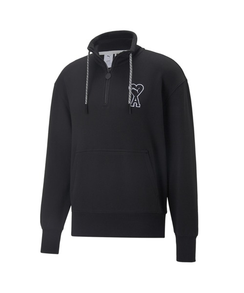 PUMA（プーマ）の「【PUMA×AMI】 HALF-ZIP/ハーフジップスウェット