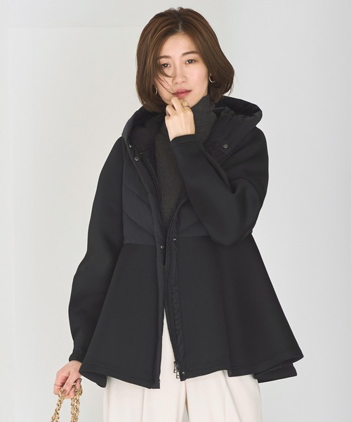 ダンボールニット ライトダウンジャケット(Bタイプ/ペプラム