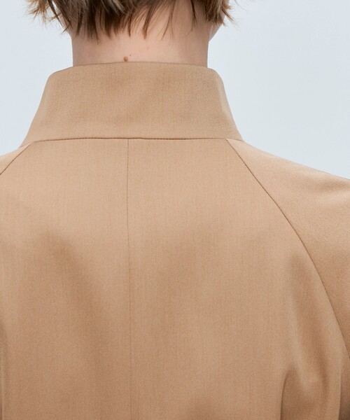 カバートクロス スタンドカラーコート（トレンチコート