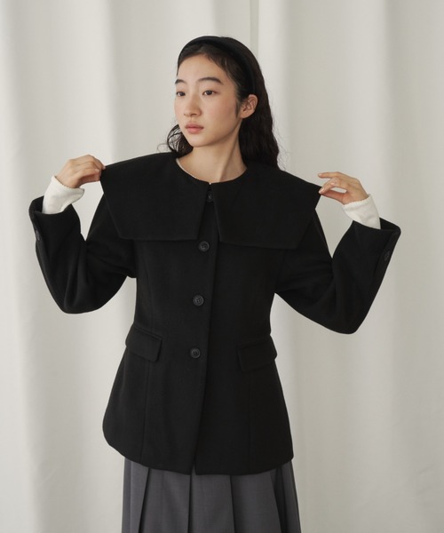 GIUNON（ジウノン）の「big collar coat / ビッグカラーコート（その他