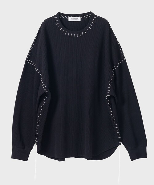 DISCOVERED（ディスカバード）の「DAMAGE WAFFLE CUTSAWN（Tシャツ