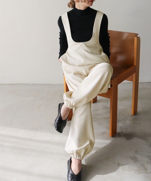 セール】ディープUネックサロペット（サロペット/オーバーオール