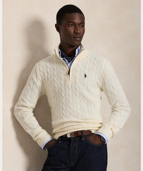POLO RALPH LAUREN（ポロ ラルフ ローレン）の「ケーブルニット ウール