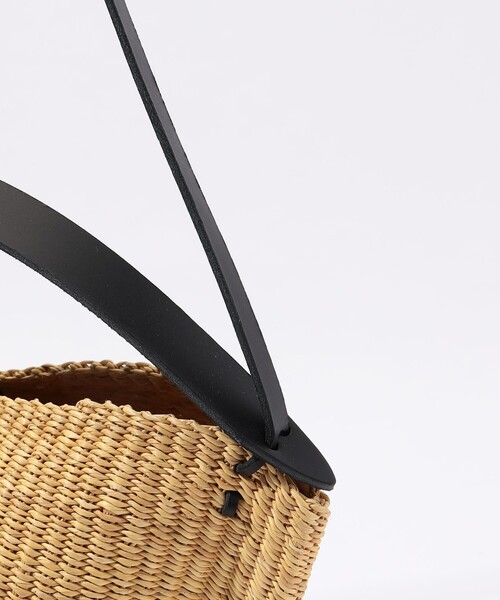 セール】INES BRESSAND MEDIUME WALNUT ショルダーバッグ（かごバッグ