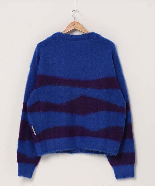 Name.（ネーム）の「【Name.】WAVE STRIPED モヘアニットカーディガン