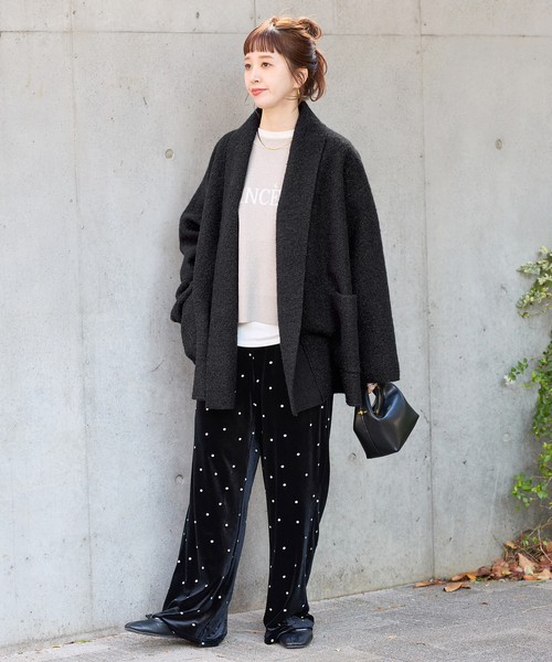 ブークレージャージ着流しコート（その他アウター）｜B.C STOCK（ベー