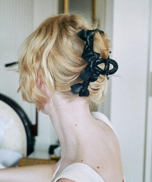 TRESSE/トレス Leather ruban clip ヘアクリップ 2026年春夏（バレッタ