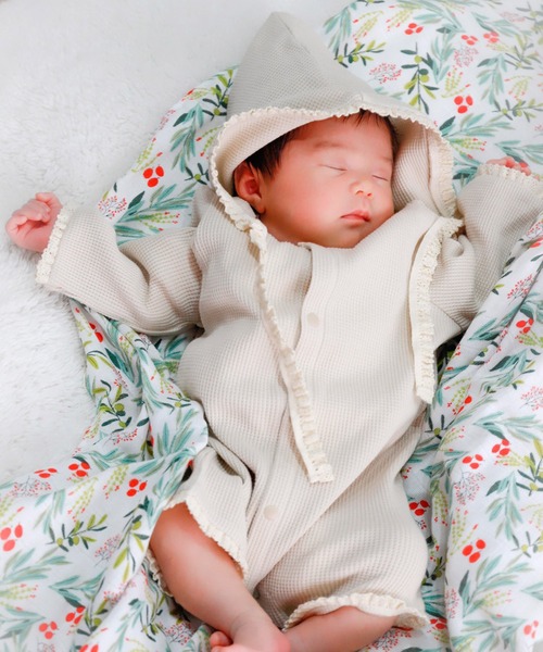 Moredde セレモニーにも使える ロンパース＆ボンネットセット