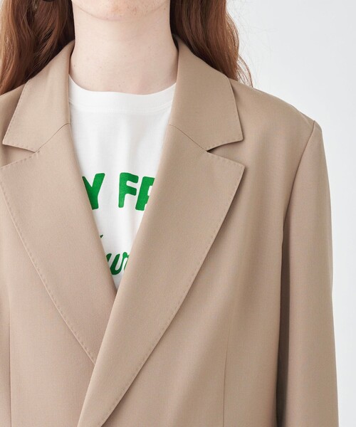 セール】ウールギャバジン ダブルブレストジャケット（テーラード