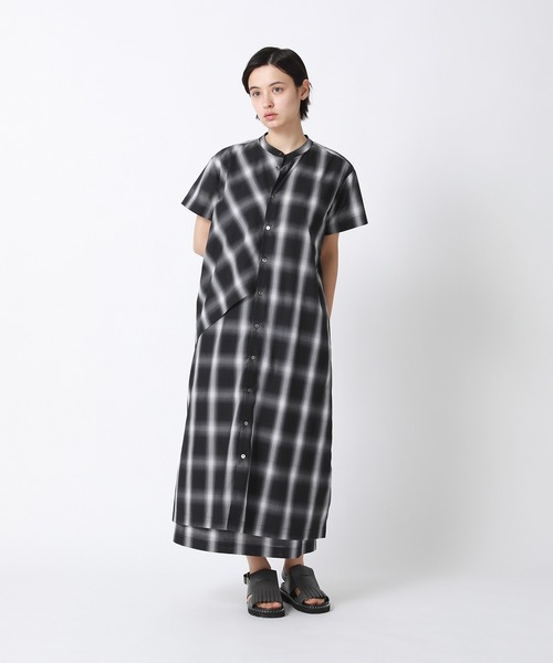 ZUCCa（ズッカ）の「PEオンブレーチェック/ワンピース（ワンピース