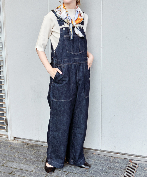 B.C STOCK（ベーセーストック）の「リーンフレアOVERALL（サロペット