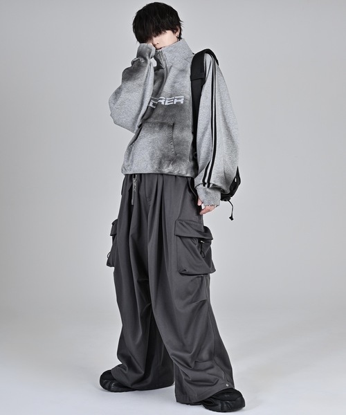 TR 3D volume wide cargo pants / TR 3D ボリューム ワイド カーゴ