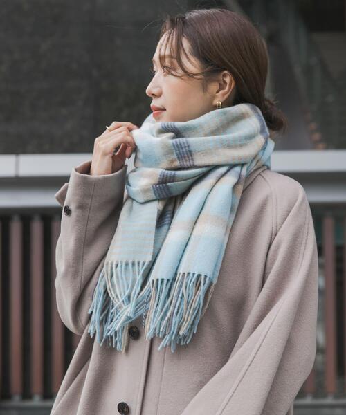 セール】ウールチェックストール（ストール/ショール）｜URBAN
