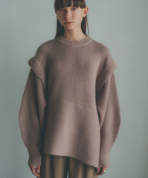 CLANE（クラネ）の「【CLANE(クラネ)】2WAYスラントニットトップス