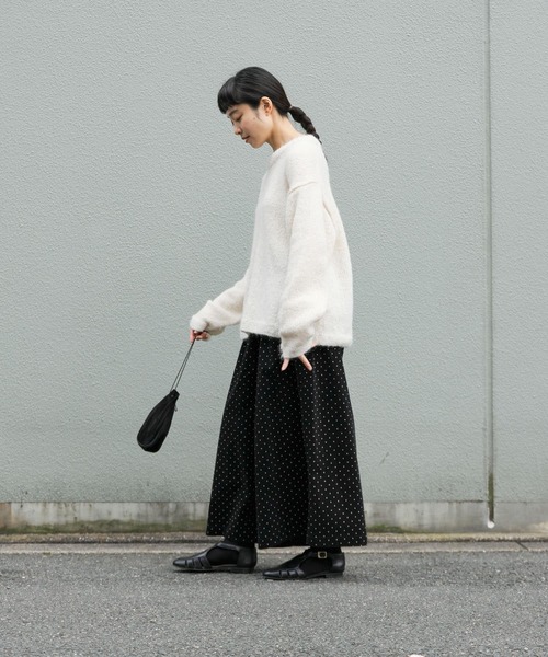 かぐれ（カグレ）の「ドットコーデュロイワイドパンツ（その他パンツ