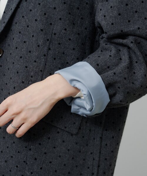 Kastane（カスタネ）の「【セットアップ対応】ドットツイード