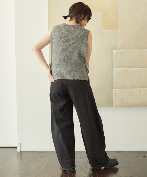 plage（プラージュ）の「《WEB限定追加》balloon tapeared パンツ