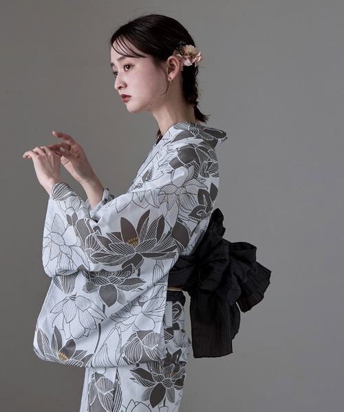 浴衣セット レディース 着付けのいらない簡単二部式浴衣 セパレート式