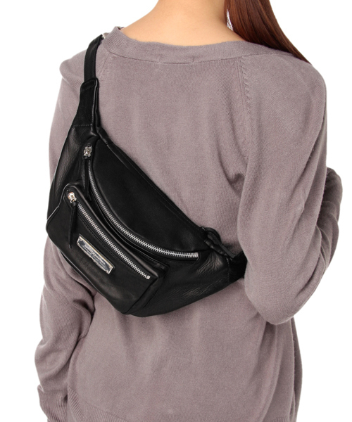 WACKO MARIA（ワコマリア）の「WACKO MARIA×PORTER LEATHER WAIST BAG