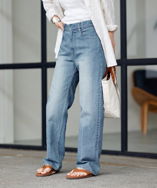 FRAMeWORK（フレームワーク）の「ナローストレートデニムパンツ