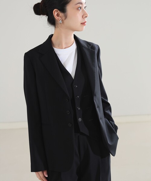 AK+1 / スーパーブラック ジャケット（テーラードジャケット）｜Demi