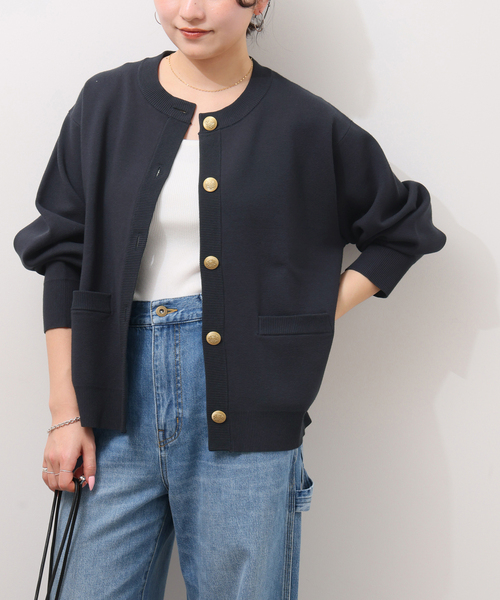 ウォッシャブルミラノリブカーディガン（カーディガン/ボレロ