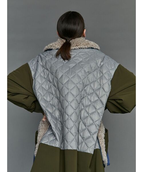 UN3D.（アンスリード）の「BIG COLLAR FABRIC MIX CT / ビッグカラー